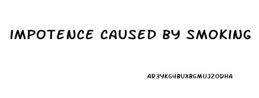 impotence caused by smoking