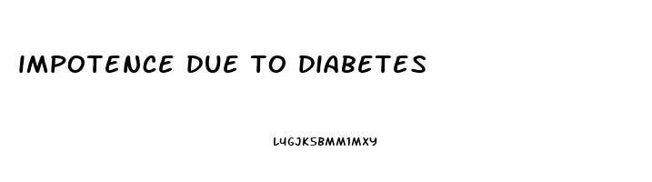 impotence due to diabetes