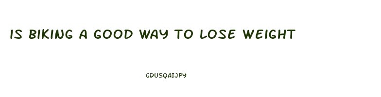 is biking a good way to lose weight