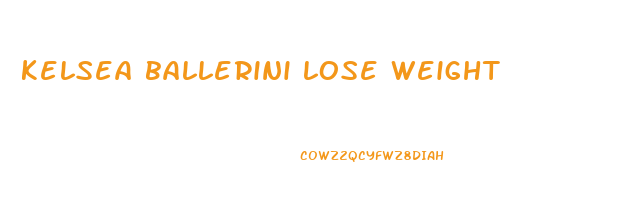 kelsea ballerini lose weight