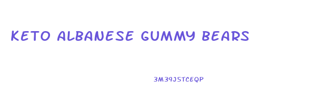 keto albanese gummy bears