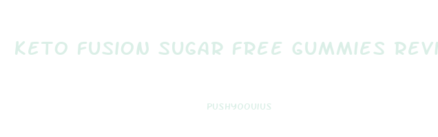 keto fusion sugar free gummies review