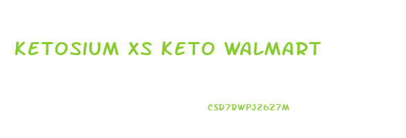 ketosium xs keto walmart