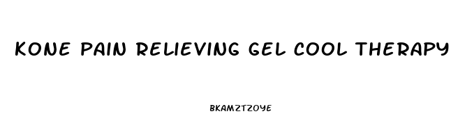 kone pain relieving gel cool therapy