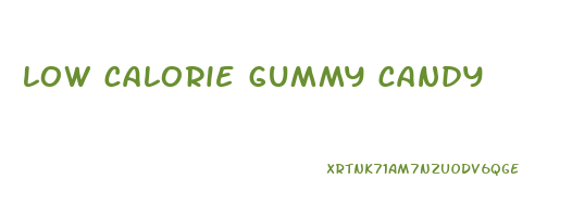 low calorie gummy candy