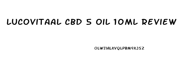 lucovitaal cbd 5 oil 10ml review