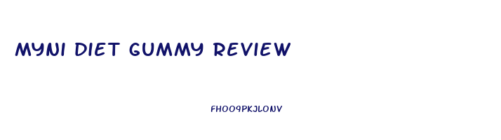 myni diet gummy review