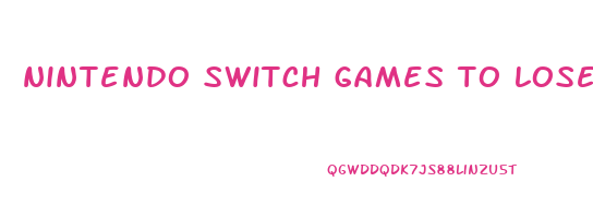 nintendo switch games to lose weight