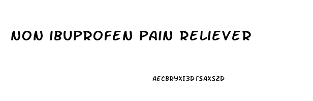 non ibuprofen pain reliever