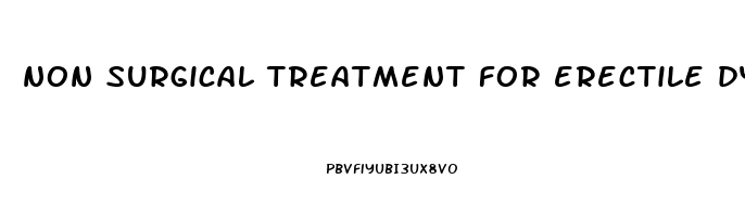 non surgical treatment for erectile dysfunction