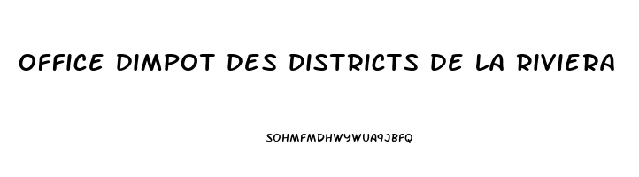 office dimpot des districts de la riviera