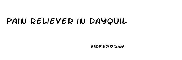 pain reliever in dayquil