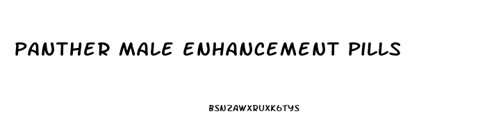 panther male enhancement pills