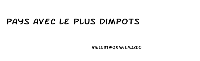 pays avec le plus dimpots
