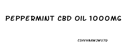 peppermint cbd oil 1000mg