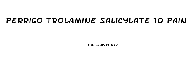 perrigo trolamine salicylate 10 pain relieving cream with aloe