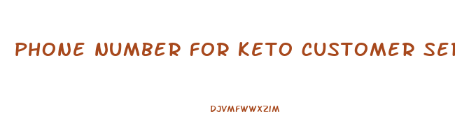 phone number for keto customer service