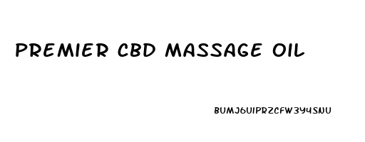 premier cbd massage oil