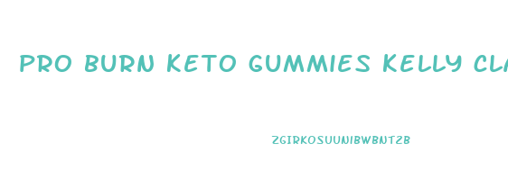pro burn keto gummies kelly clarkson