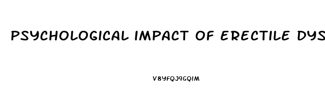 psychological impact of erectile dysfunction