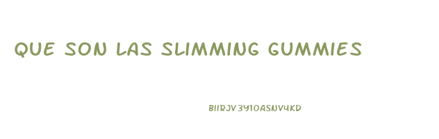 que son las slimming gummies