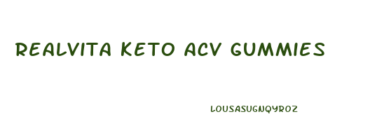 realvita keto acv gummies