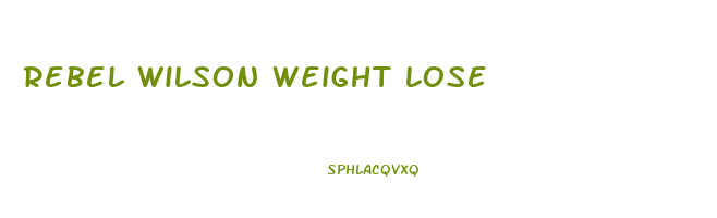 rebel wilson weight lose