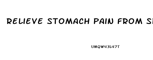 relieve stomach pain from spicy food