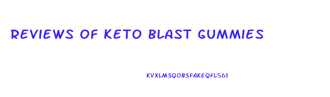 reviews of keto blast gummies