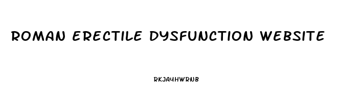 roman erectile dysfunction website