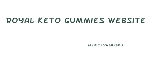 royal keto gummies website
