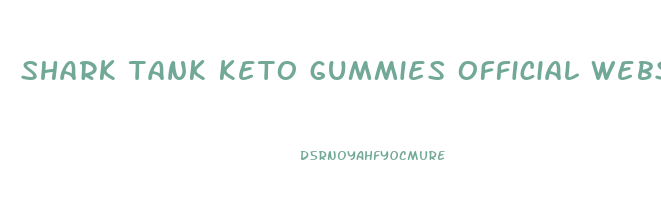 shark tank keto gummies official website