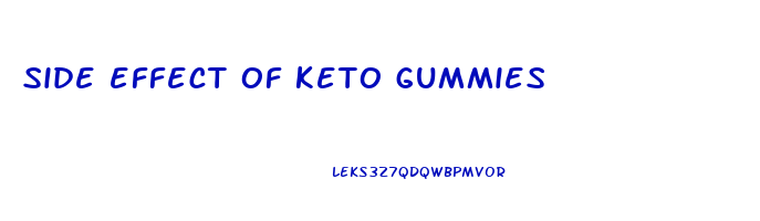 side effect of keto gummies