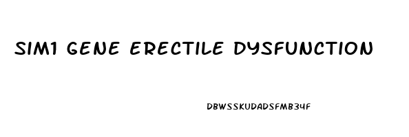 sim1 gene erectile dysfunction