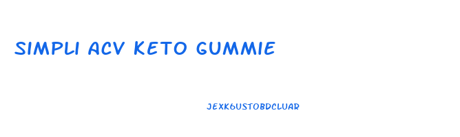 simpli acv keto gummie