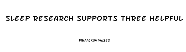sleep research supports three helpful hints to avoid insomnia