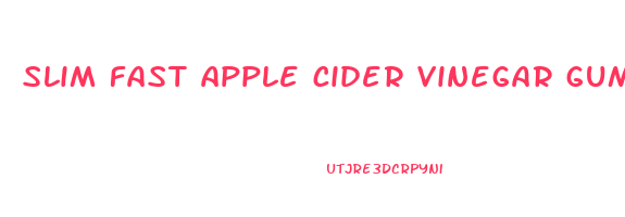 slim fast apple cider vinegar gummies side effects