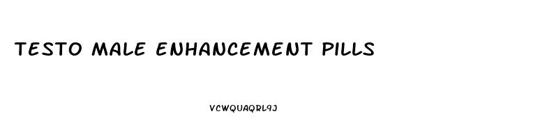 testo male enhancement pills