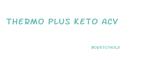 thermo plus keto acv