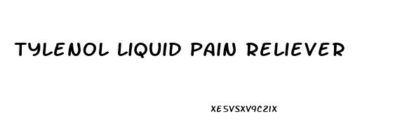 tylenol liquid pain reliever