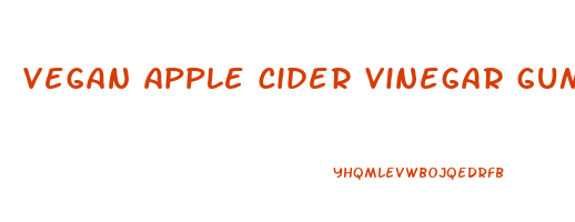 vegan apple cider vinegar gummies by wellgard