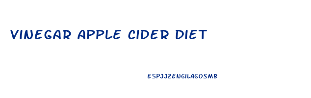 vinegar apple cider diet