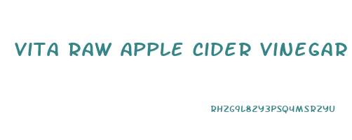 vita raw apple cider vinegar gummies