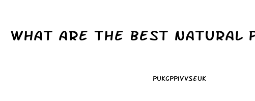 what are the best natural pain relievers