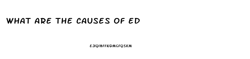 what are the causes of ed