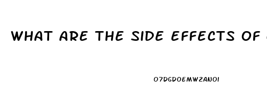 what are the side effects of cbd edible gummies