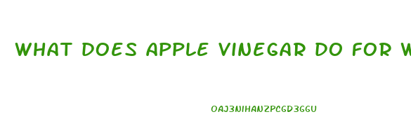 what does apple vinegar do for weight loss