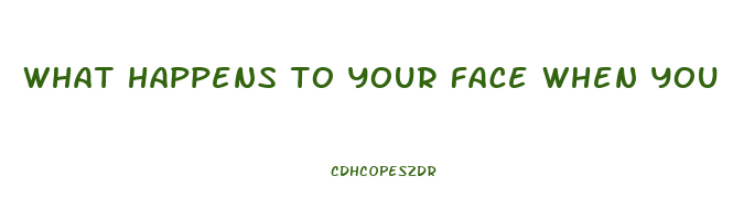 what happens to your face when you lose weight