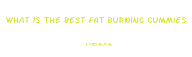 what is the best fat burning gummies