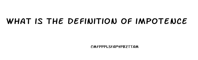 what is the definition of impotence